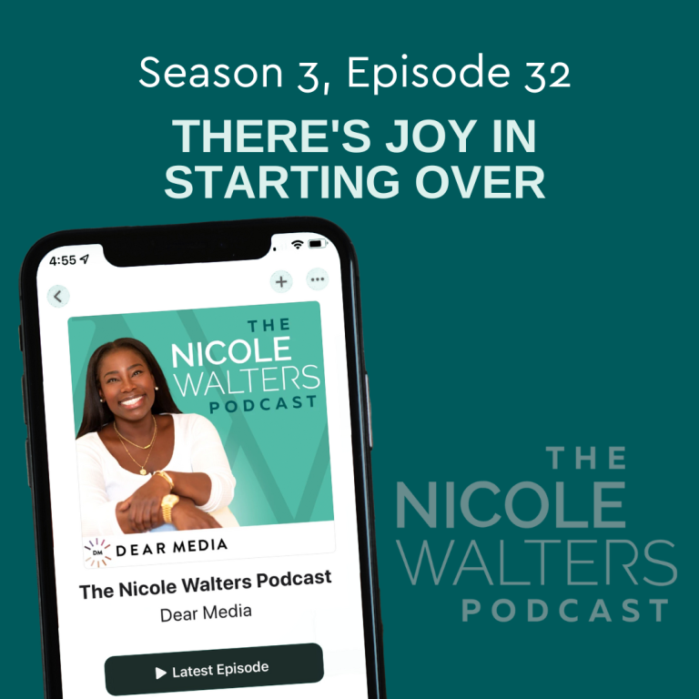 Season 3, Episode 32: There's Joy in Starting Over